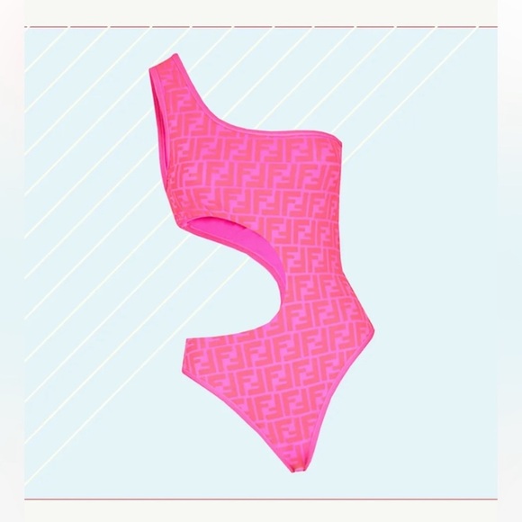 Fendi Other - Like New Fendi Pink Barbie One Piece Bathing Suit